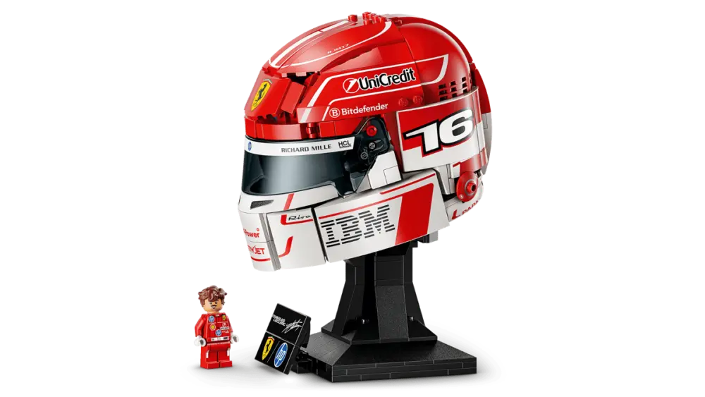Alternative view of Mô hình lego Scuderia Ferrari HP Charles Leclerc Helmet 43014