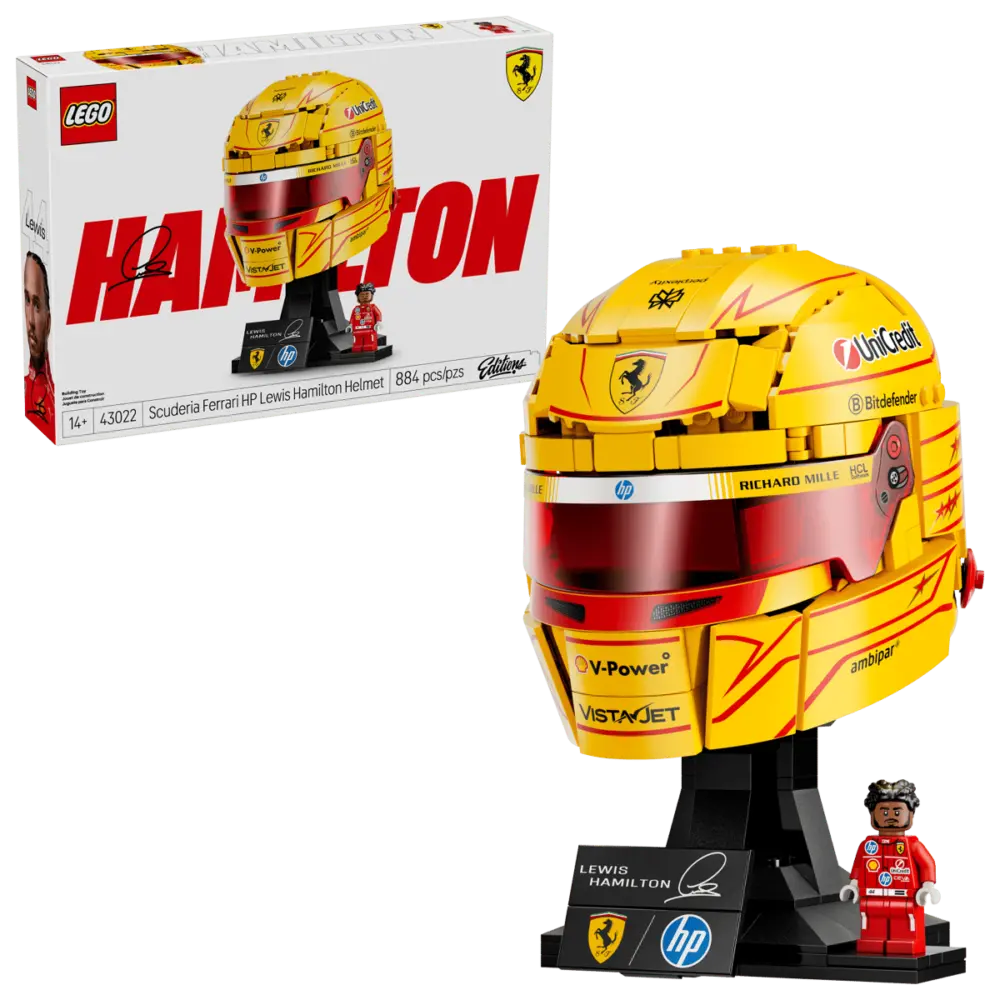 Mô hình Lego Scuderia Ferrari HP Lewis Hamilton Helmet 43022 - Ảnh 4