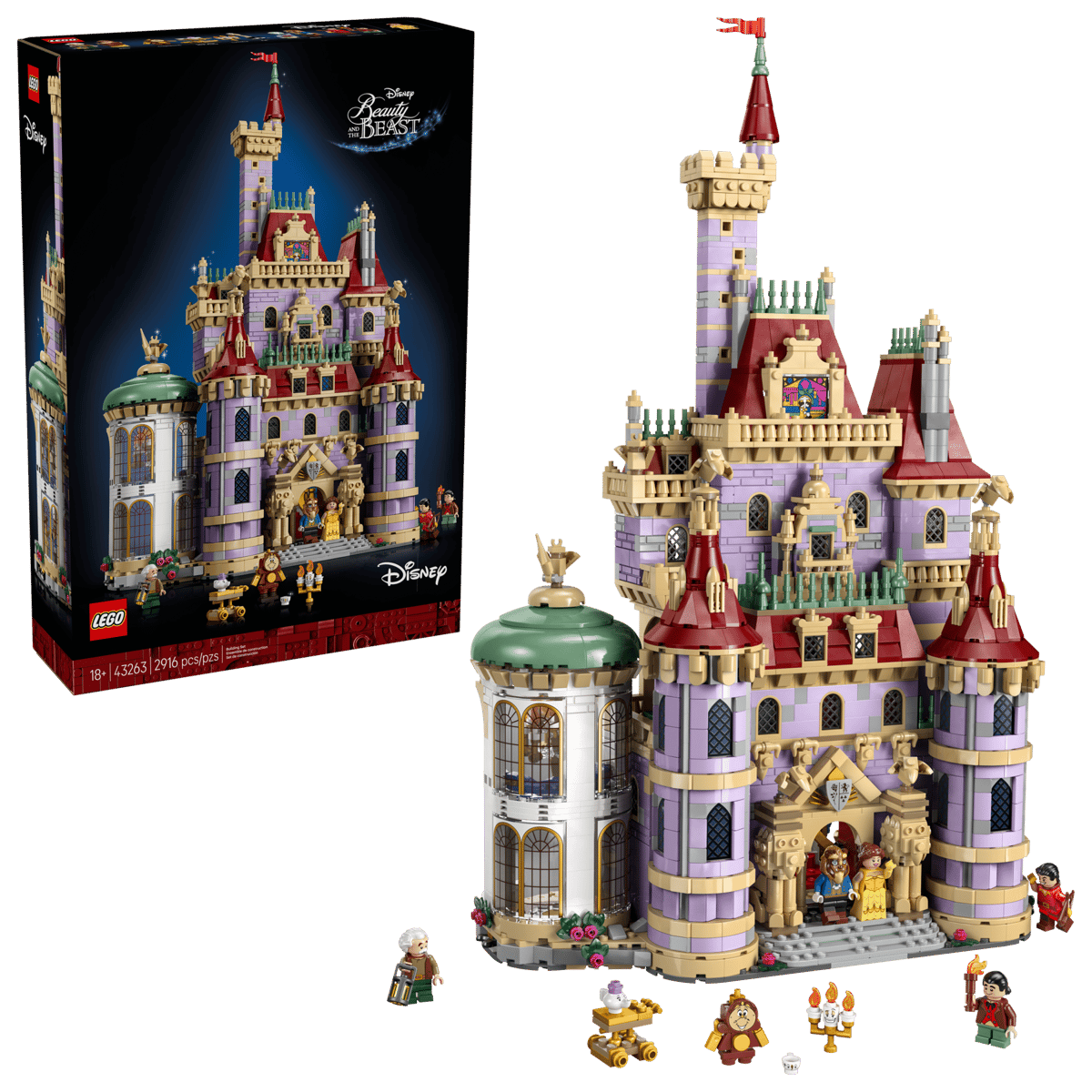 Mô hình lego Beauty and the Beast Castle 43263 - Ảnh 5