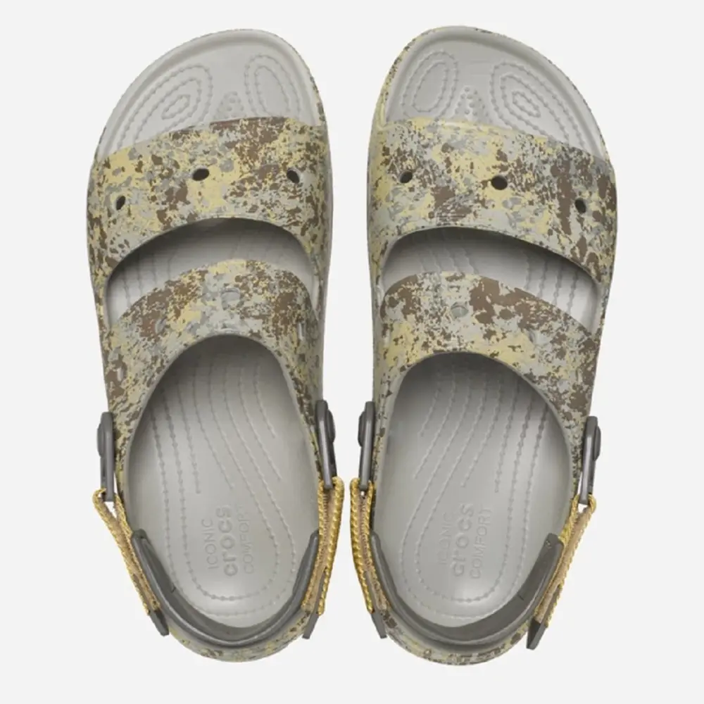 Dép Crocs All-Terrain Moss Sandals ‘Dusty Olive’ 209205-3N4 - Ảnh 3