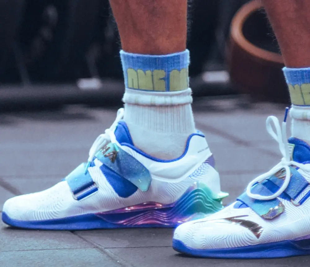 Alternative view of Giày Anta Cross Training Weightlifting ‘White Blue’ 412440101-6