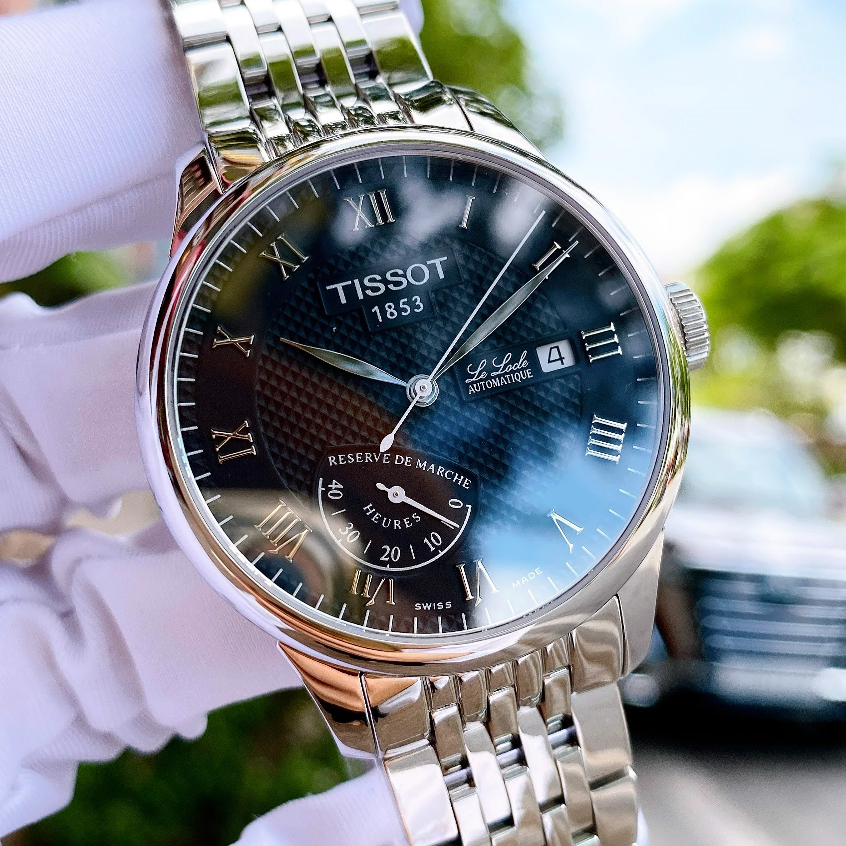 Alternative view of Đồng Hồ Tissot T-Classic Le Locle Automatic ‘Silver’ T006-424-11-053-00