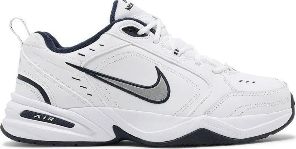 Giày Nike Air Monarch IV 'White Navy' 415445-104