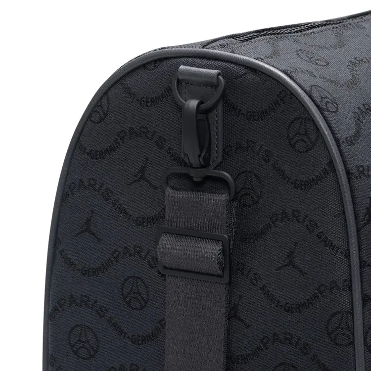 Túi Nike Air Jordan x Paris Saint-Germain Monogram Duffel 'Black' IQ3208-060 - Ảnh 4