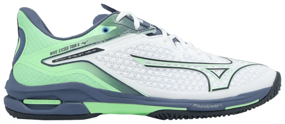 Giày Mizuno Wave Exceed Tour 6 AC ‘White India Ink Mint’ 61GA247037