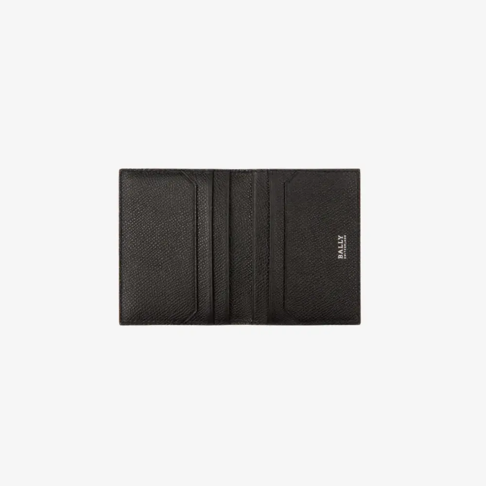 Ví Bally Talder Leather Card Holder 'Black' 6226438 - Ảnh 4