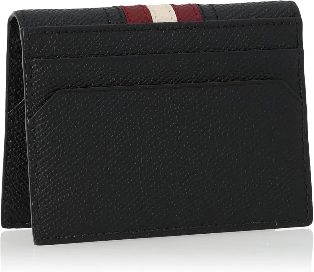Ví Bally Talder Leather Card Holder 'Black' 6226438 - Ảnh 3