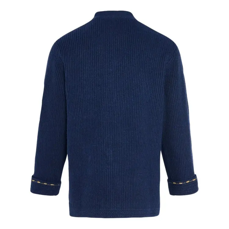 Alternative view of Áo Adidas New Year Knit Jacket Asia Sizing 'Navy' KR5064