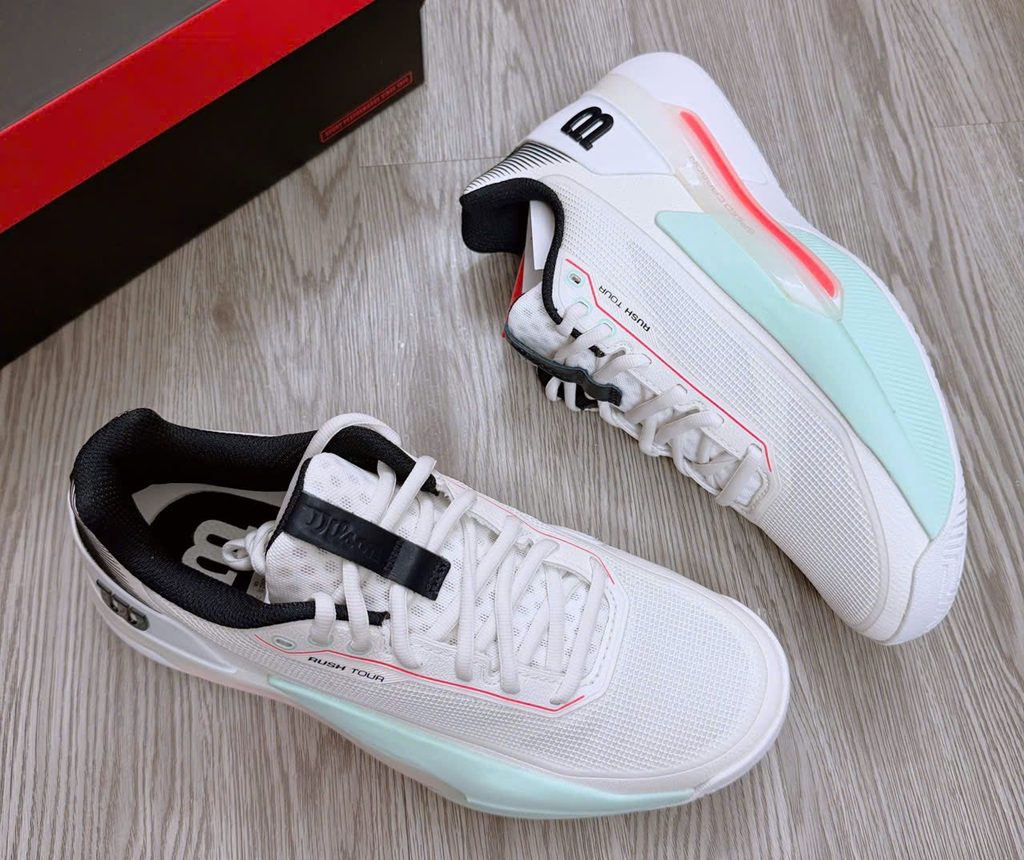 Giày Wilson Rush Tour 5 'White Coral' WRS338250 - Ảnh 7