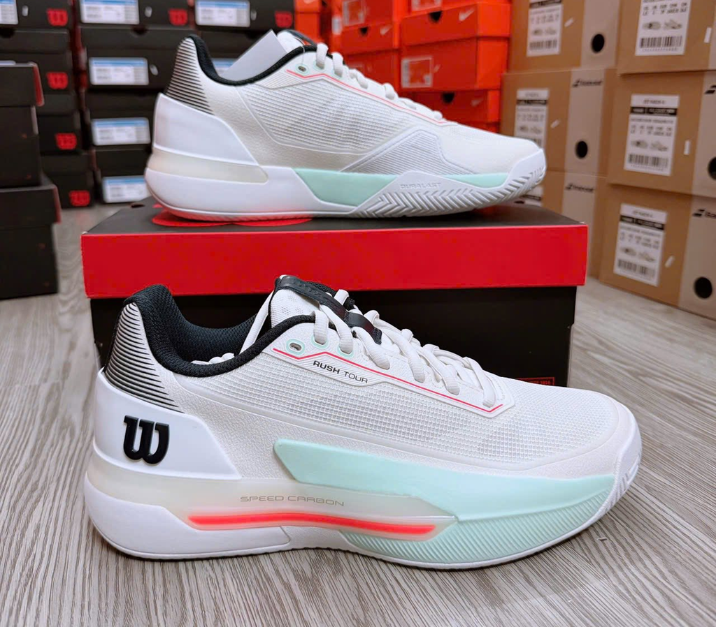 Giày Wilson Rush Tour 5 'White Coral' WRS338250 - Ảnh 5