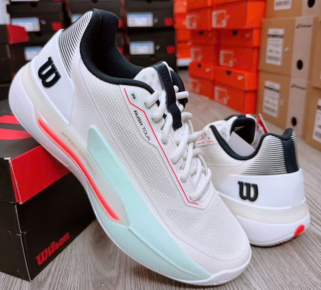 Giày Wilson Rush Tour 5 'White Coral' WRS338250 - Ảnh 4