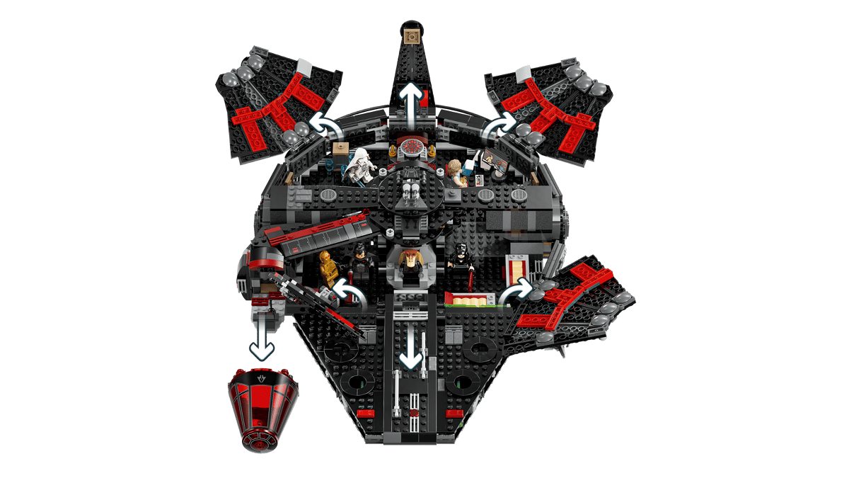 Mô hình Lego The Dark Falcon 75389 - Ảnh 3