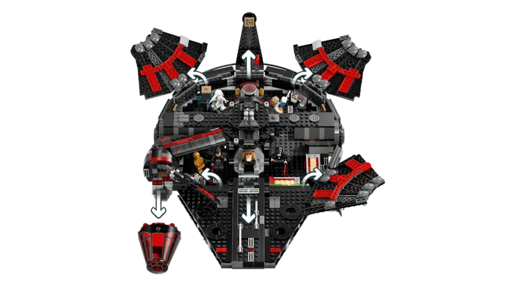 Mô hình Lego The Dark Falcon 75389 - Ảnh 3