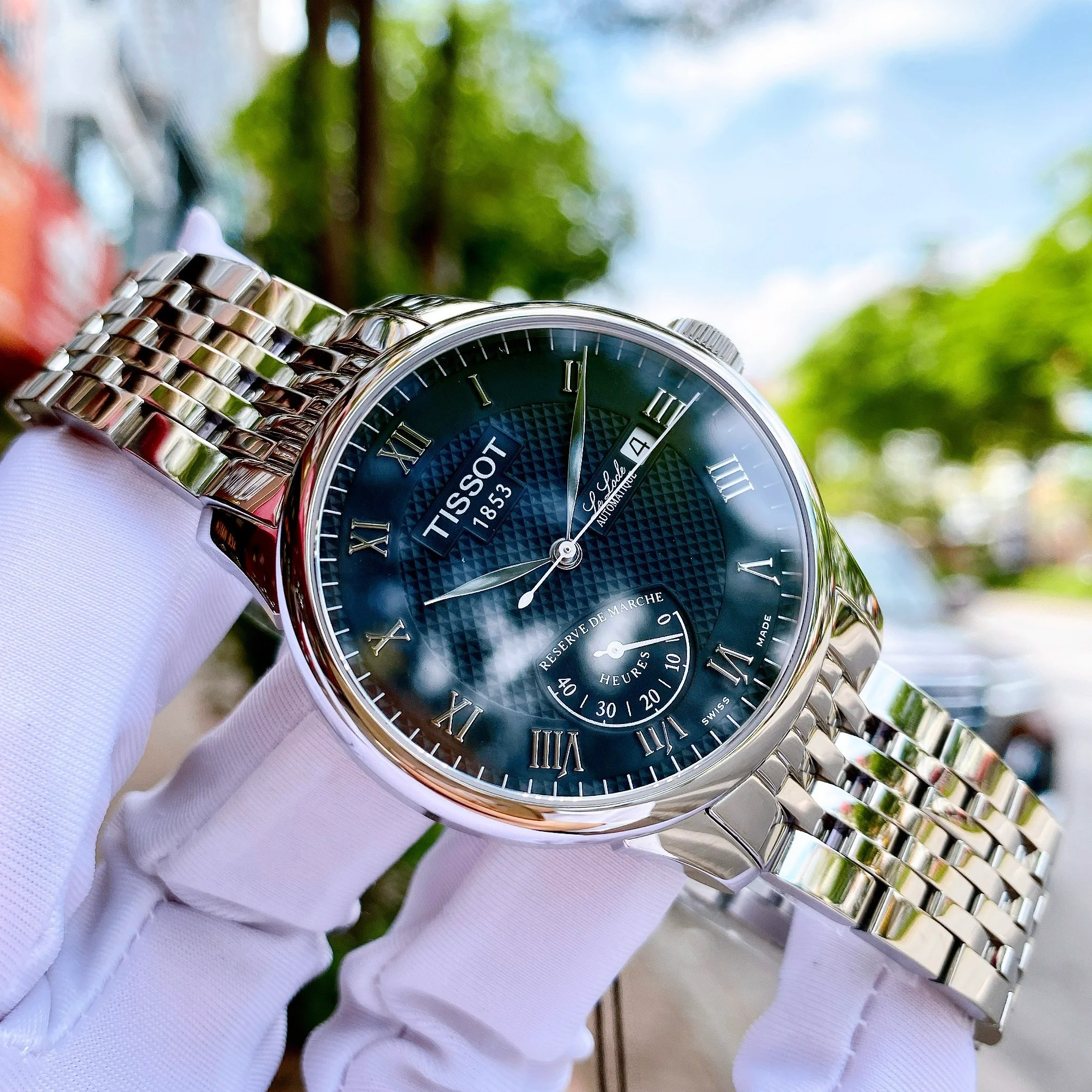 Đồng Hồ Tissot T-Classic Le Locle Automatic ‘Silver’ T006-424-11-053-00 - Ảnh 4