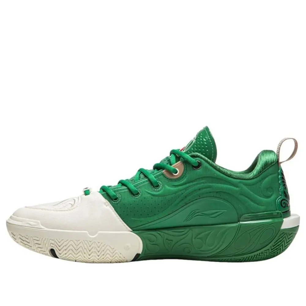 Giày Li-Ning Way of Wade 12 ‘White Green’ ABAV085-4 - Ảnh 4