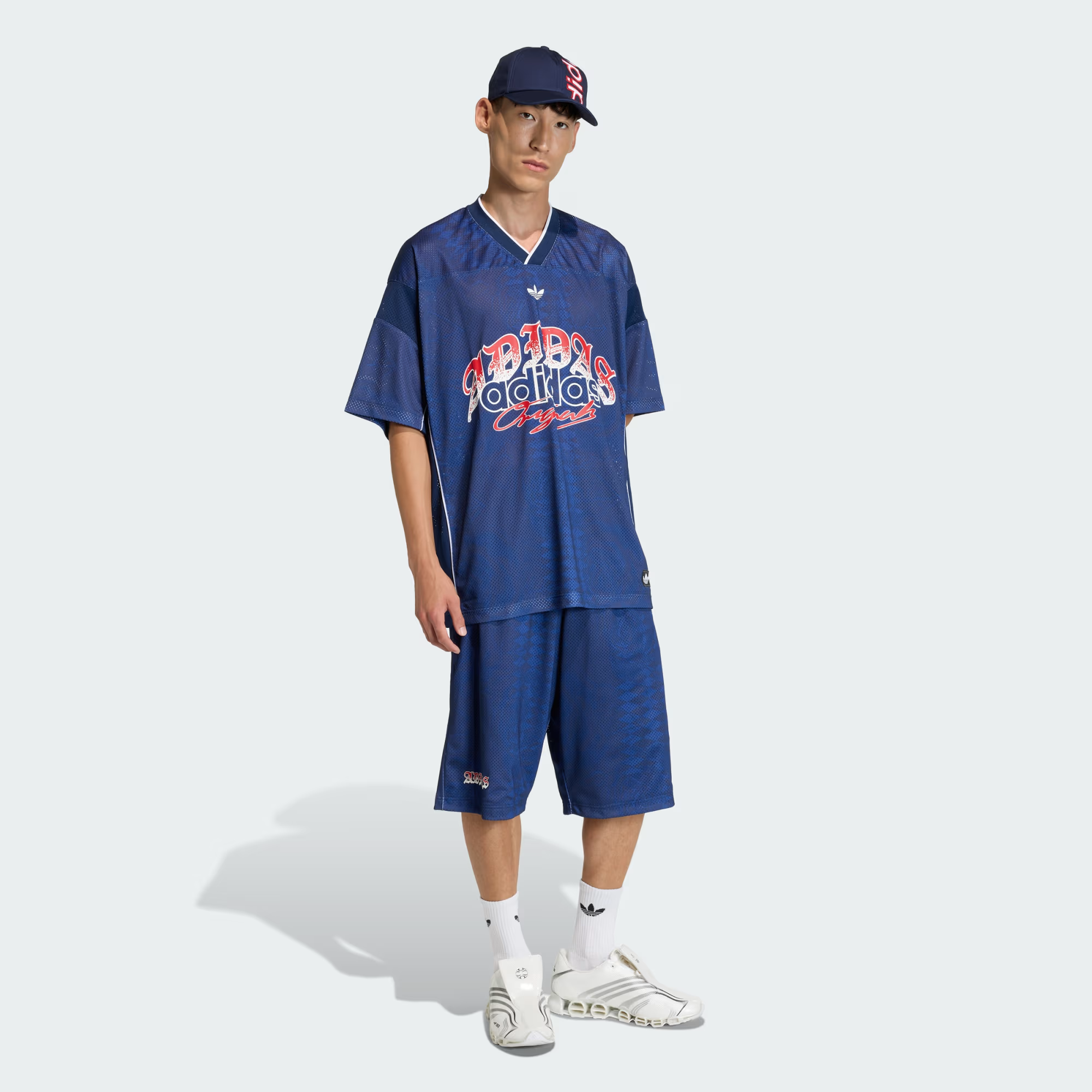 Áo adidas Roses Jersey 'Night Indigo' KE0088 - Ảnh 3