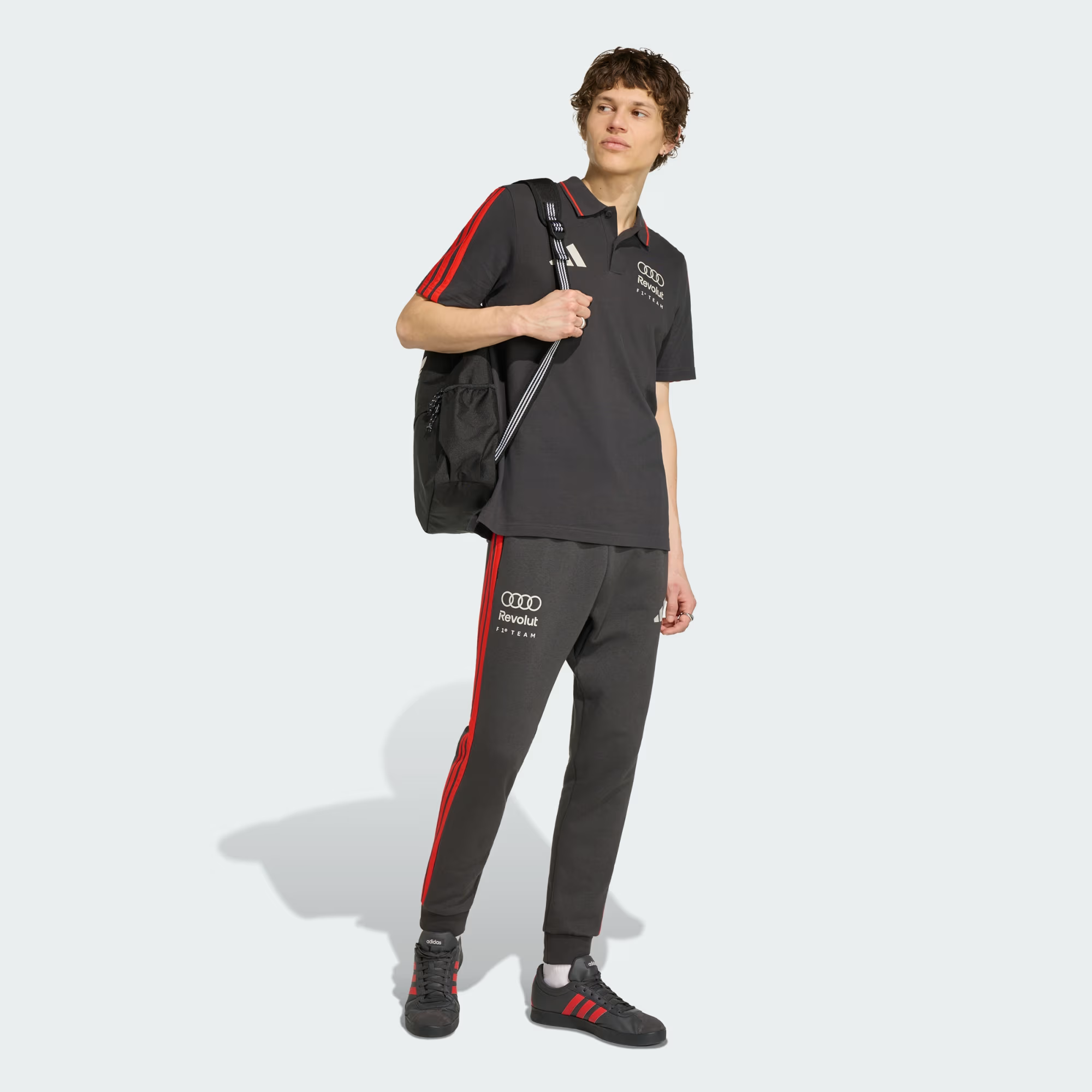 Áo Adidas Polo Audi Revolut F1 ‘Utility Black’ KE6785 - Ảnh 5