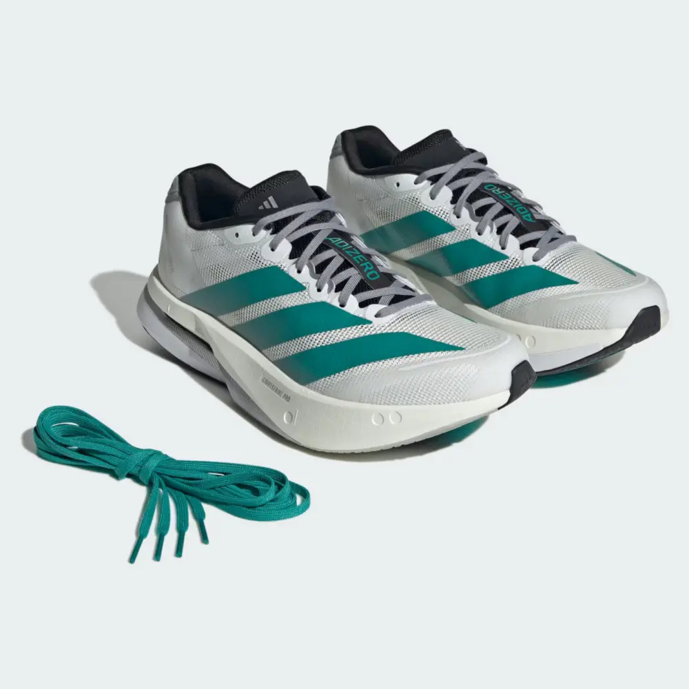 Giày Adidas Adizero Boston 13 ‘White Pure Teal’ JR4793 - Ảnh 4