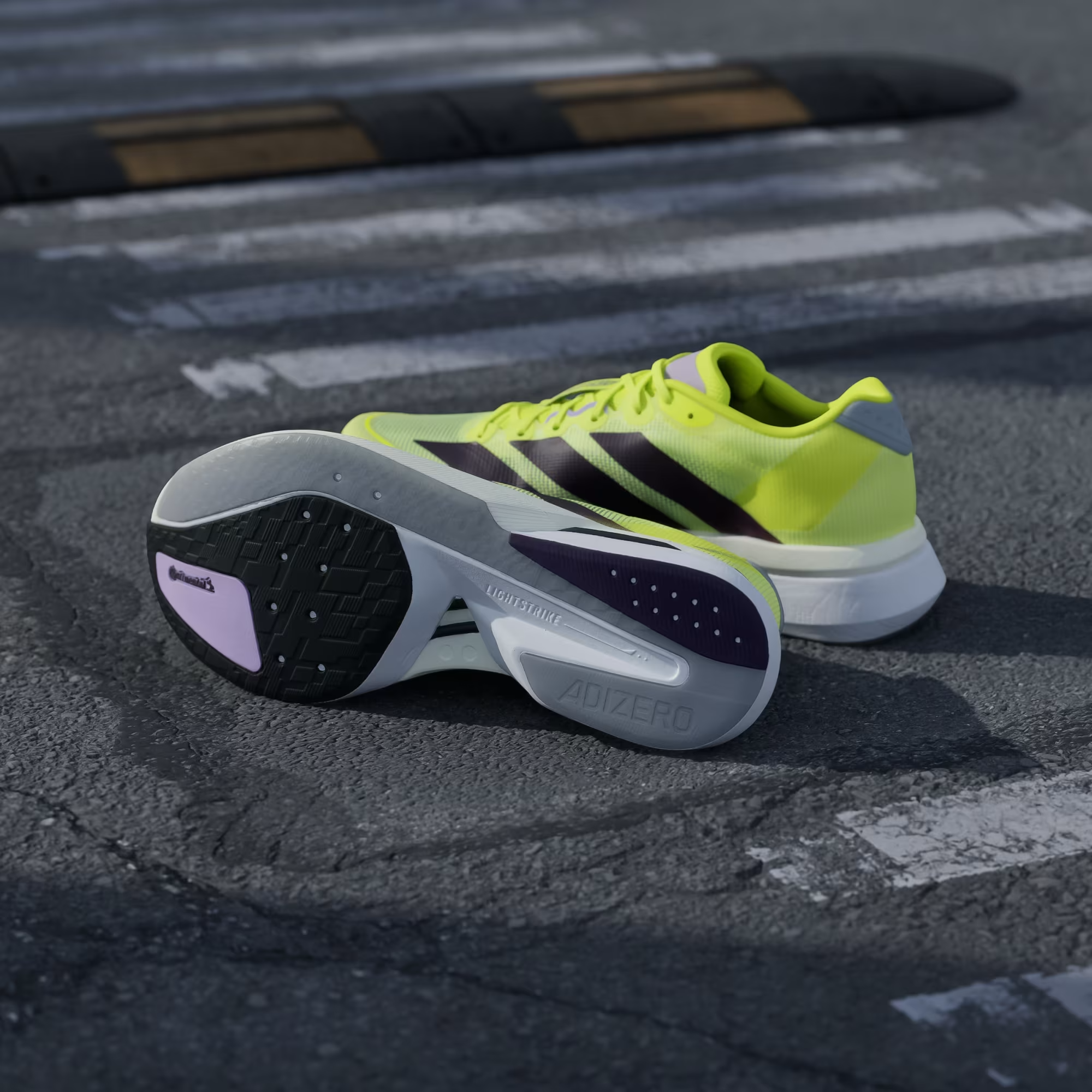 Giày Adidas Adizero Boston 13 ‘Solar Yellow’ JP9251 - Ảnh 7