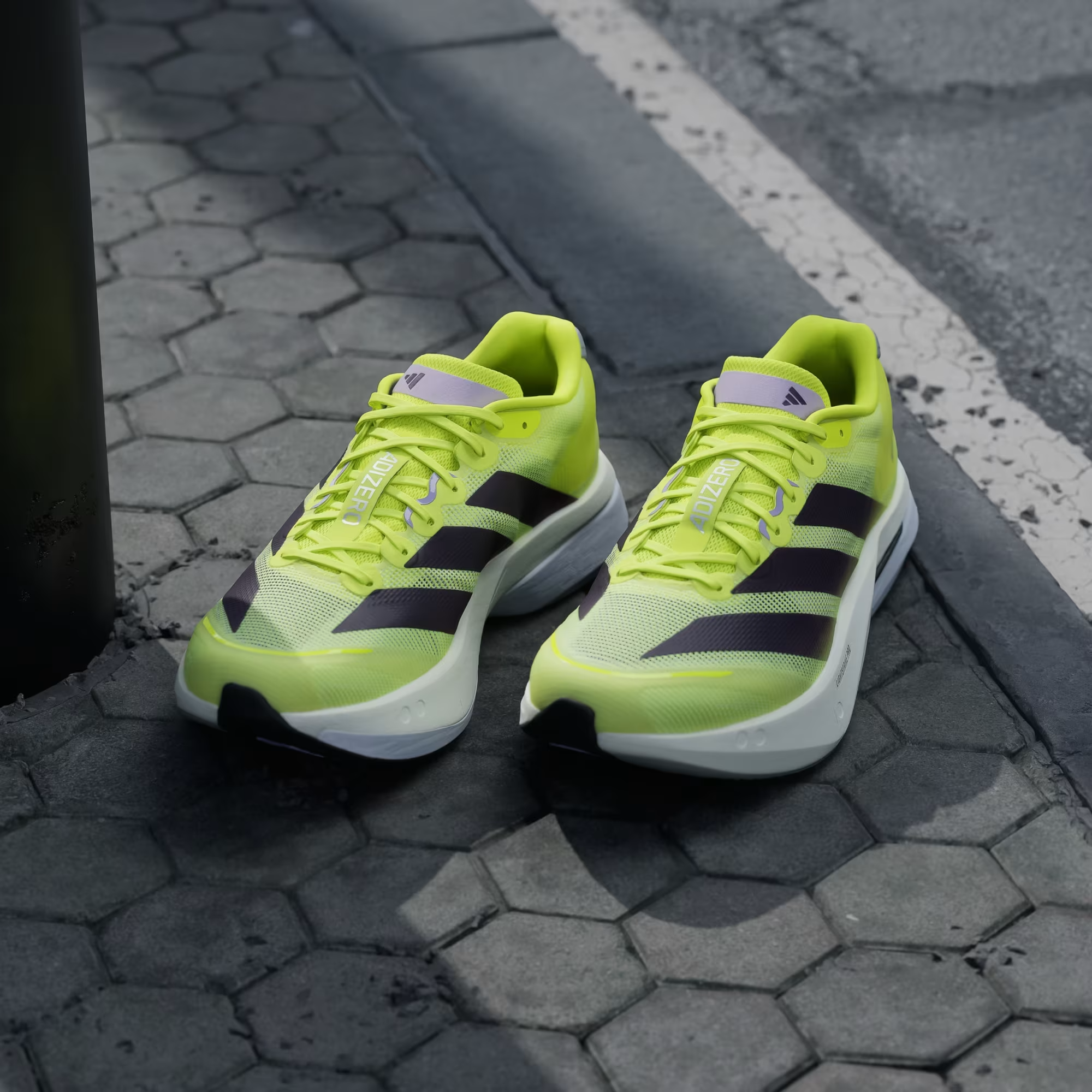 Giày Adidas Adizero Boston 13 ‘Solar Yellow’ JP9251 - Ảnh 6