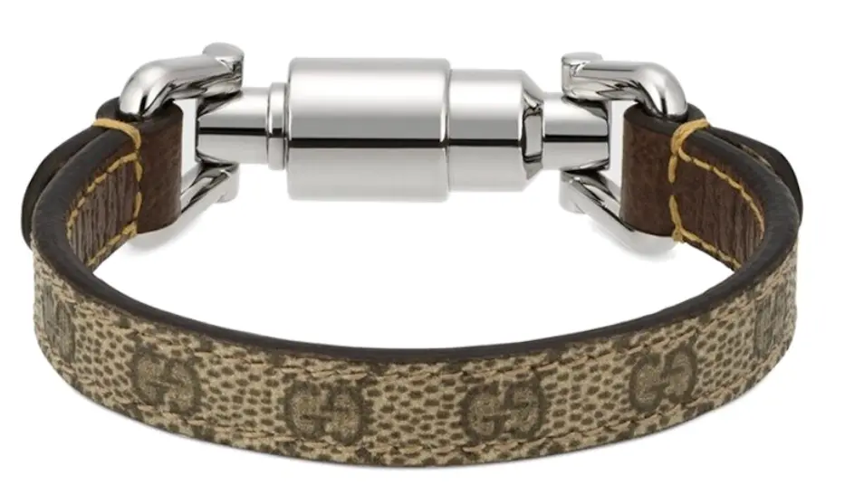 Vòng Gucci Metal Bracelet ‘Brown’ 759957-IAADV-8489 - Ảnh 4