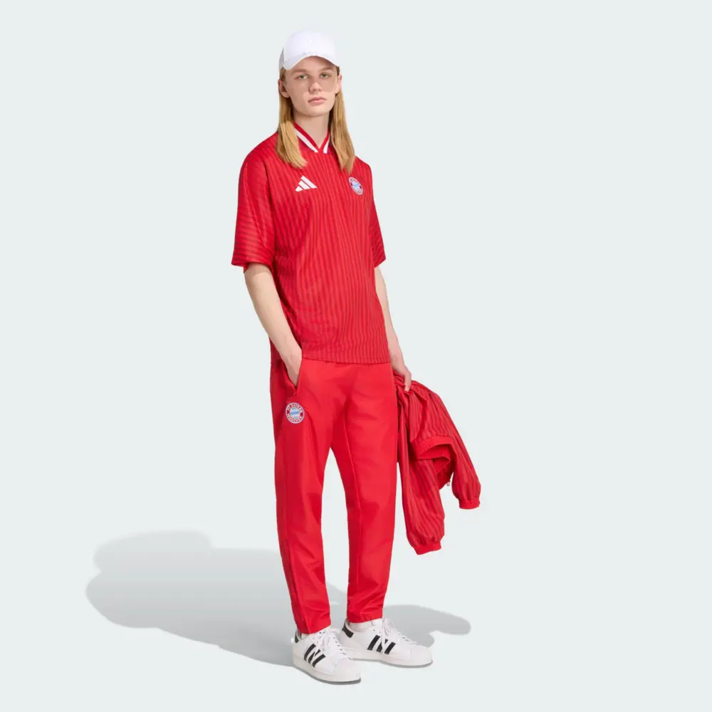 Alternative view of Áo Adidas FC Bayern Muenchen Stadium 'Better Scarlet' KG2243
