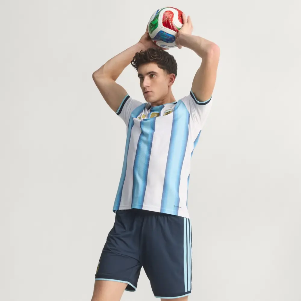 Áo Adidas Argentina 26 Jersey Authentic ‘Blue Light Blue’ JM5897 - Ảnh 3