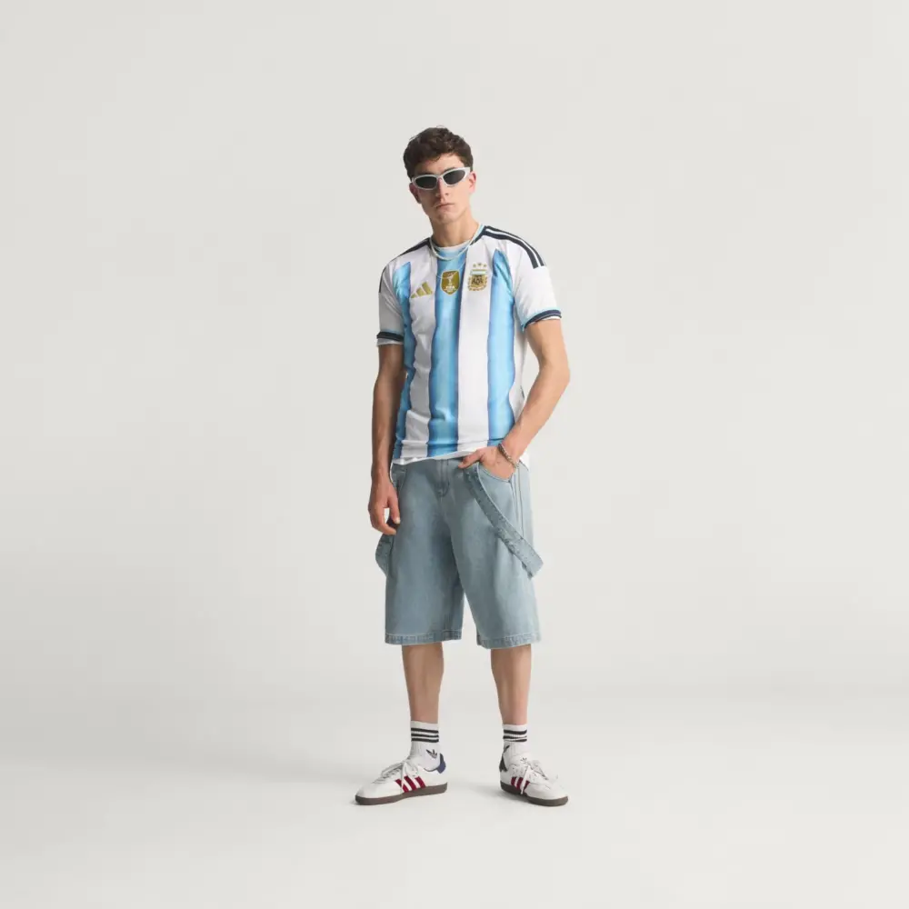 Áo Adidas Argentina 26 Jersey Authentic ‘Blue Light Blue’ JM5897 - Ảnh 4
