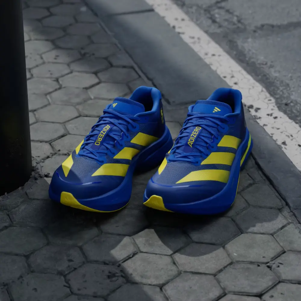 Giày Adidas Adizero Boston 13 ‘Blue Yellow’ KK4238 - Ảnh 5