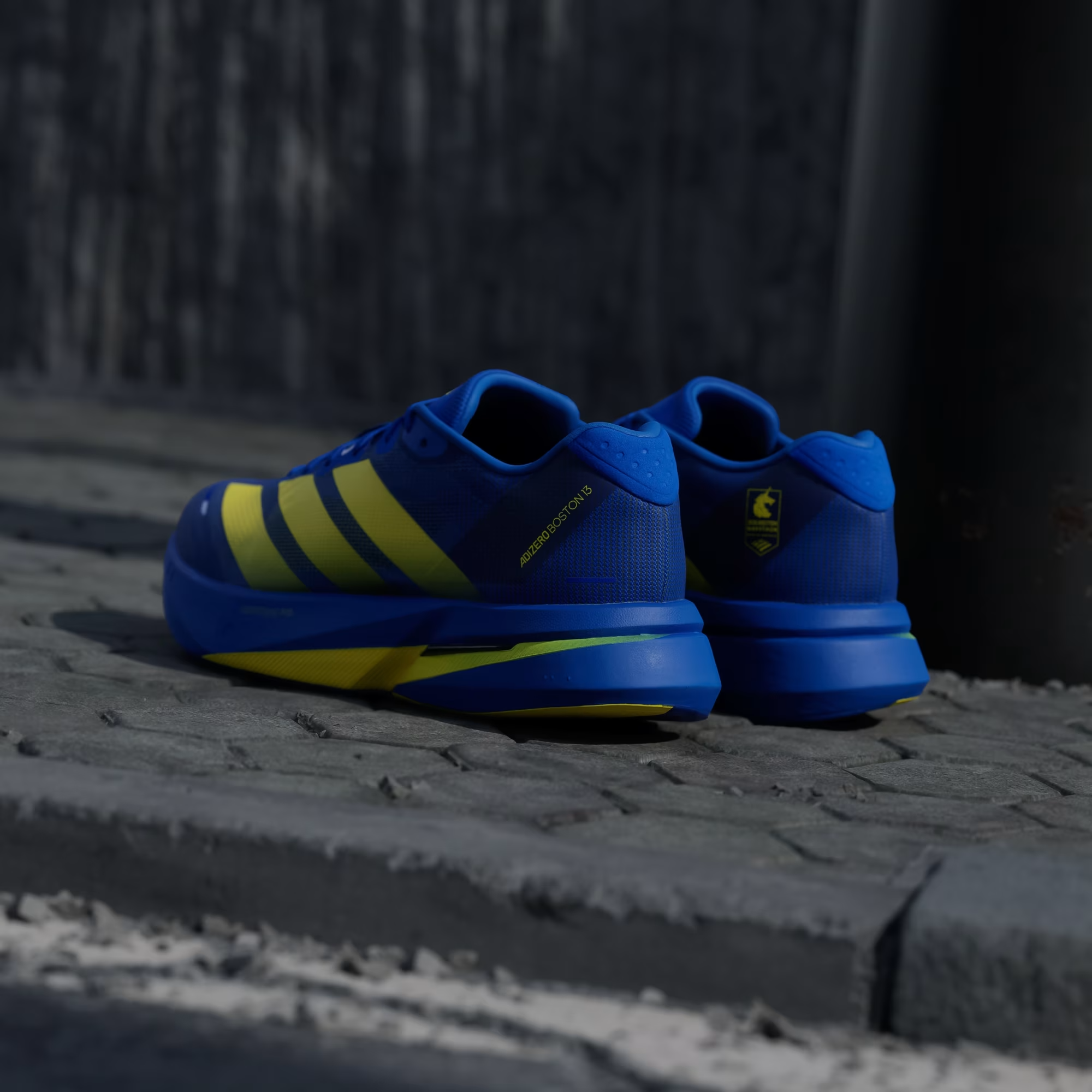Giày Adidas Adizero Boston 13 ‘Blue Yellow’ KK4238 - Ảnh 4