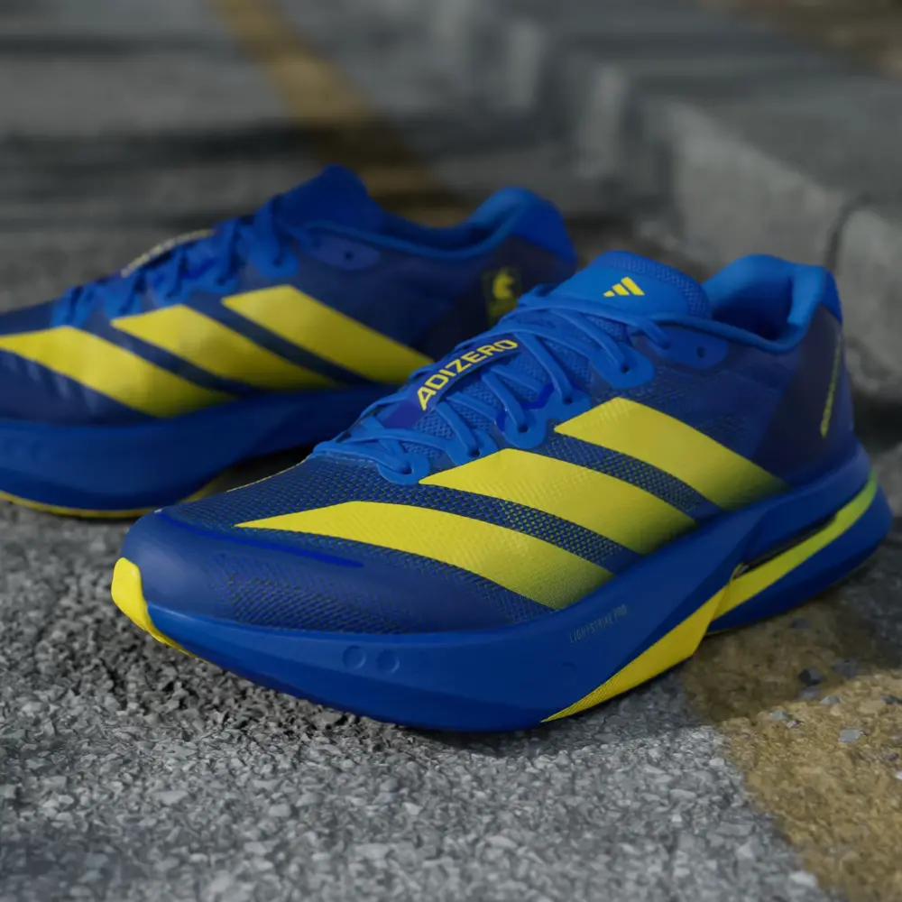 Giày Adidas Adizero Boston 13 ‘Blue Yellow’ KK4238 - Ảnh 3