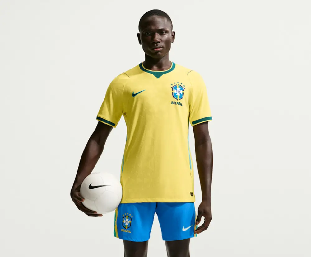 Áo Nike Brazil 2026 Stadium Home ‘Canary’ IF7054-724 - Ảnh 3