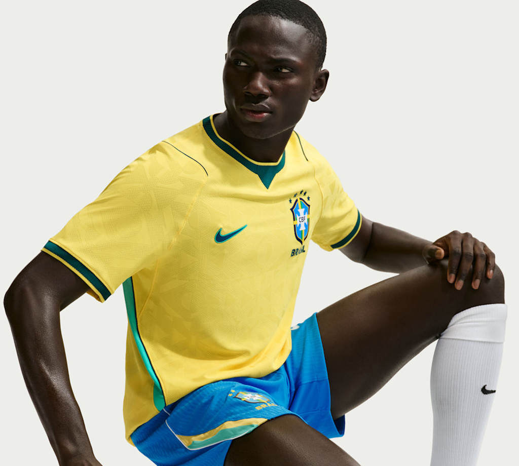 Alternative view of Áo Nike Brazil 2026 Stadium Home ‘Canary’ IF7054-724