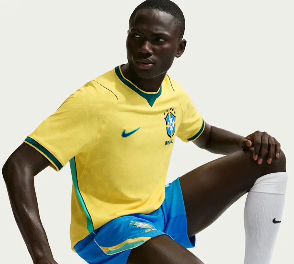Alternative view of Áo Nike Brazil 2026 Stadium Home ‘Canary’ IF7054-724