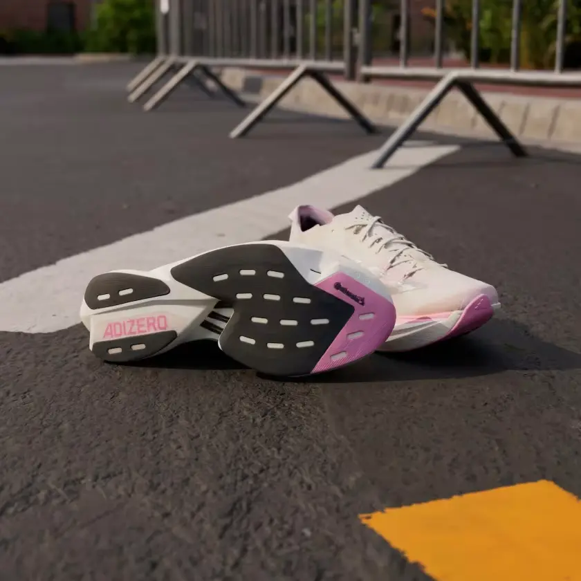 Alternative view of Giày Adidas Adizero Adios Pro 3 ‘Chalk White Pink Silver’ IG6440