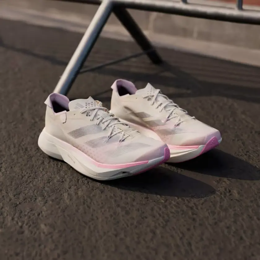 Giày Adidas Adizero Adios Pro 3 ‘Chalk White Pink Silver’ IG6440 - Ảnh 3