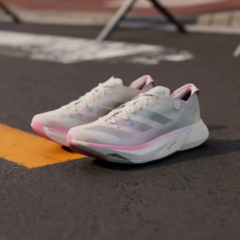 Giày Adidas Adizero Adios Pro 3 ‘Chalk White Pink Silver’ IG6440 - Ảnh 5