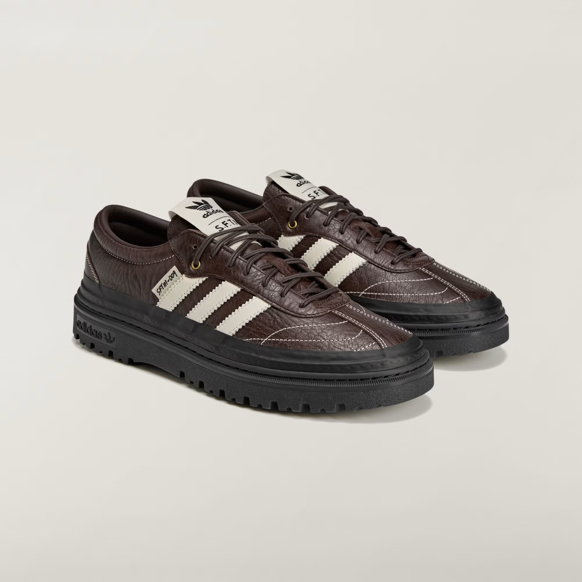 Giày Adidas SAMBA LX FREIZEIT SONG FOR THE MUTE 'Aurora Coffee' KI4762 - Ảnh 4