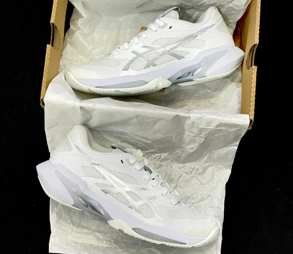Giày Asics SOLUTION SPEED FF 4 'White' 1042A307-101 - Ảnh 4