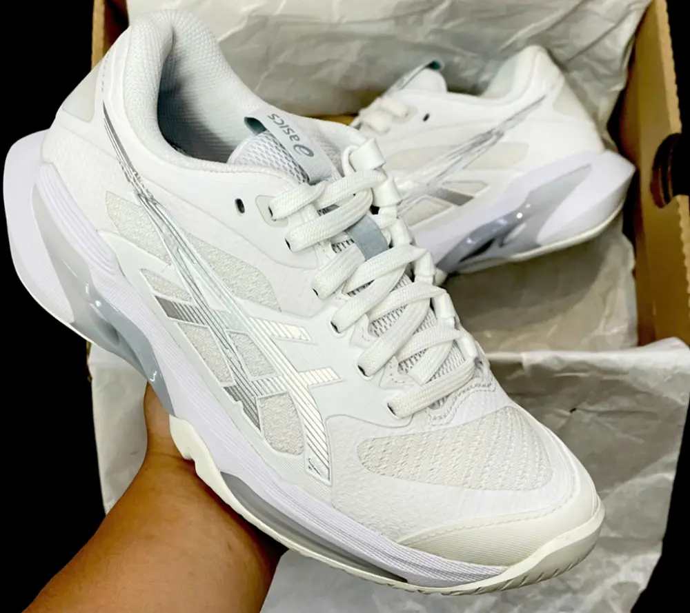 Giày Asics SOLUTION SPEED FF 4 'White' 1042A307-101 - Ảnh 3