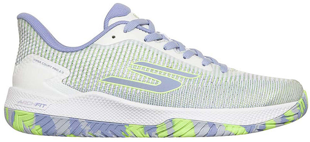 Giày Skechers Viper Court Pro 2.0 ‘White Perikinkle’ 172109-WPW