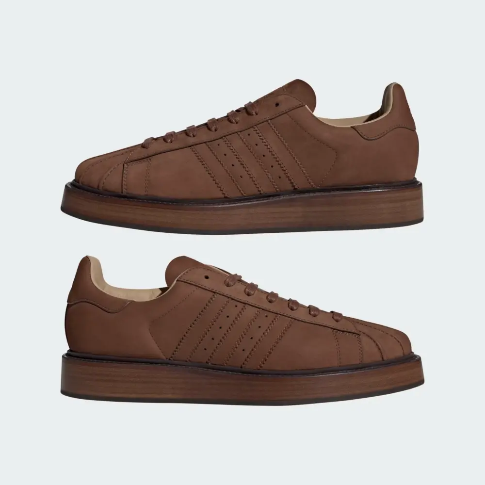 Alternative view of Giày Adidas Superstar Lux Made in Italy 'Preloved Brown' KJ8987