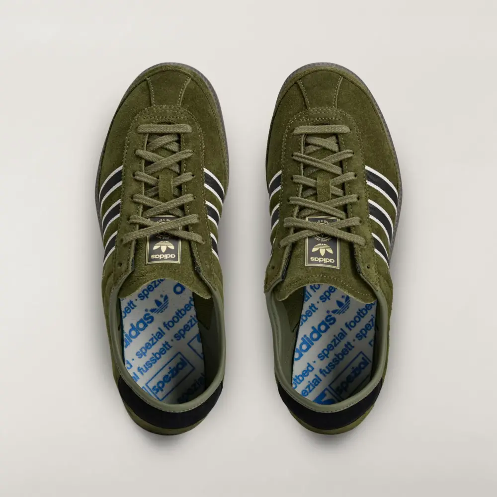 Giày Adidas Trainer GRALFY SPZL 'Olive' KK4203 - Ảnh 7