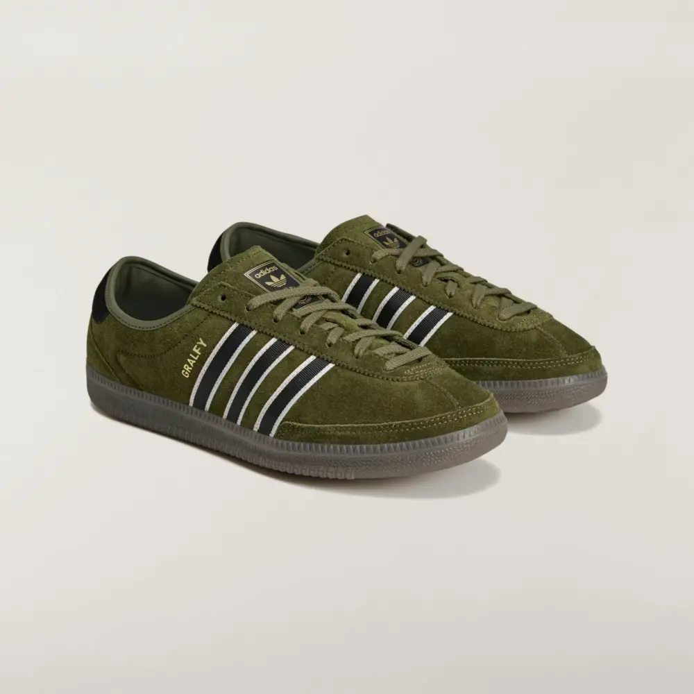 Giày Adidas Trainer GRALFY SPZL 'Olive' KK4203 - Ảnh 5