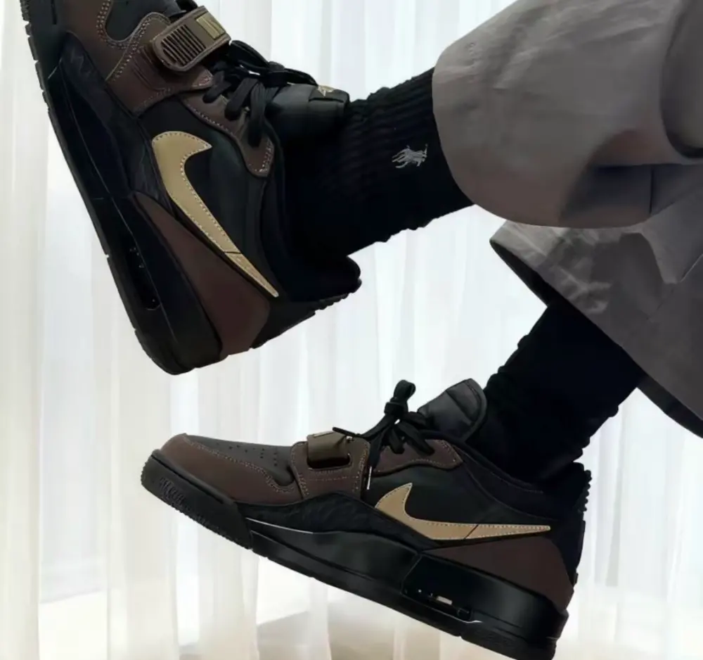 Giày Nike Air Jordan Legacy 312 Low ‘Brown Black’ CD9054-003 - Ảnh 4