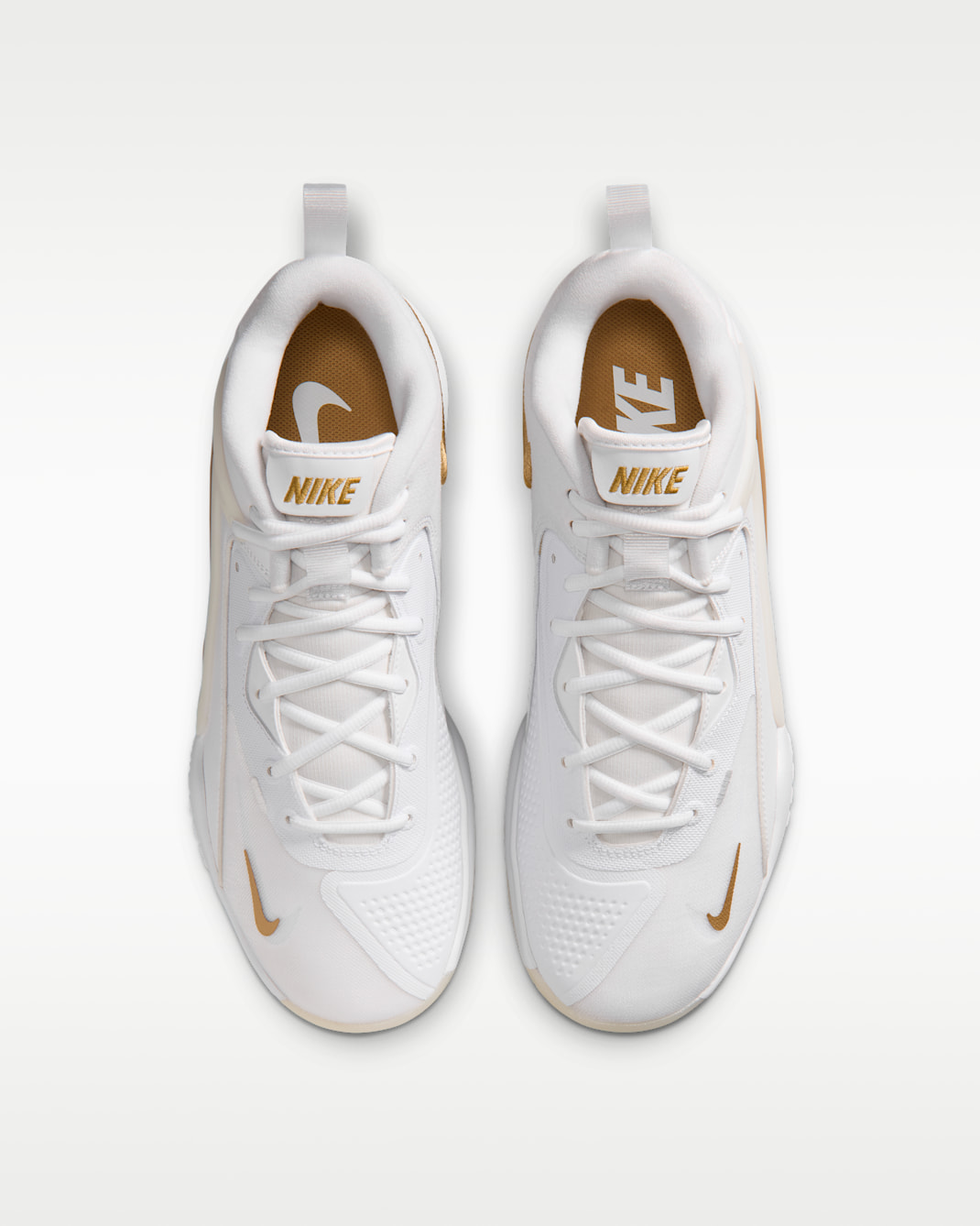 Alternative view of Giày Nike HyperSet 2 'White Metallic Gold' FQ7070-104