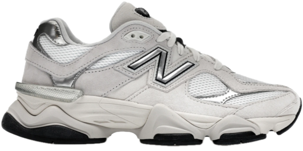 Giày New Balance 9060 ‘White Black Metallic Silver’ U9060JRB