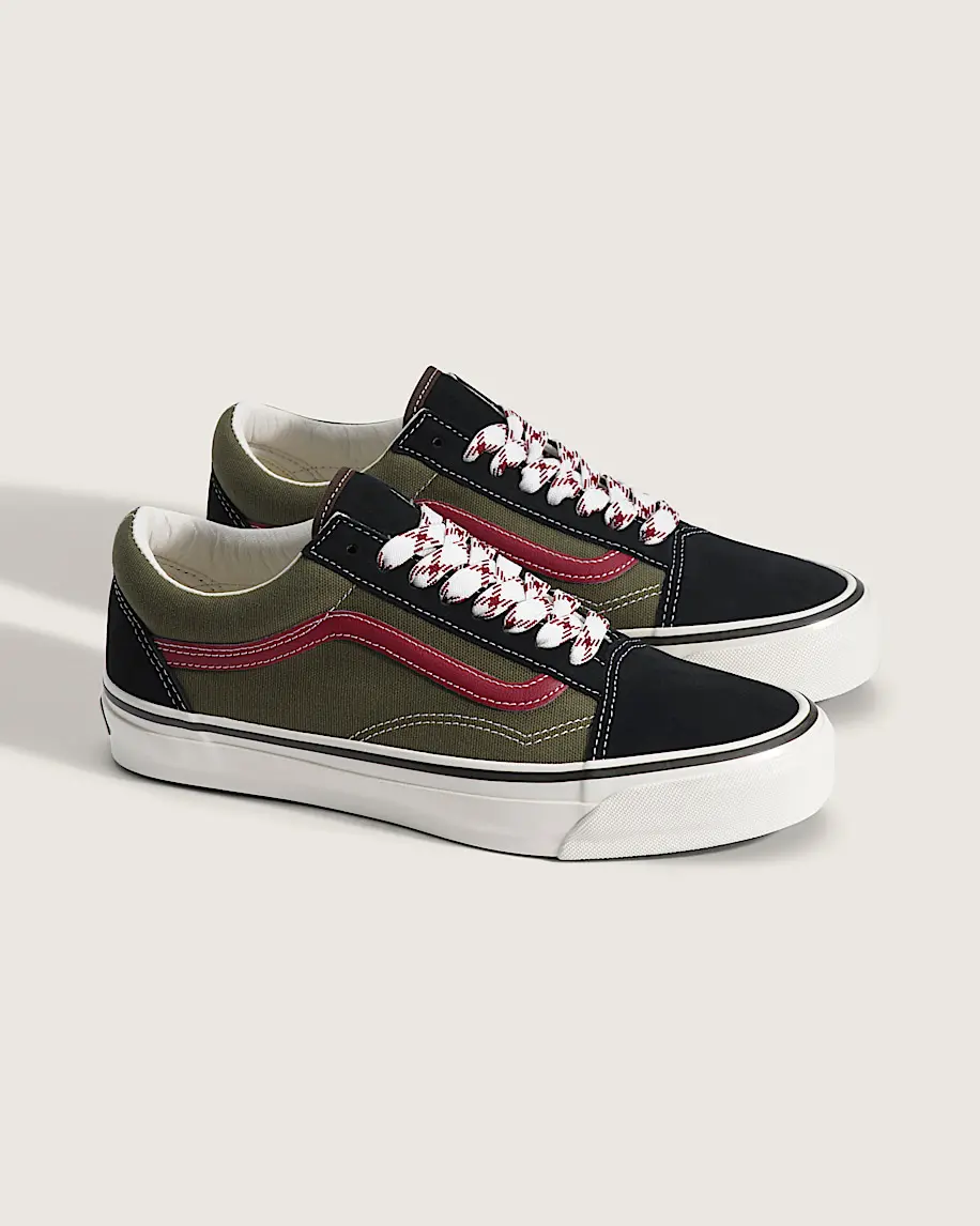 Giày Vans Premium Old Skool 'Olive Green' VN000D9JBKO - Ảnh 6