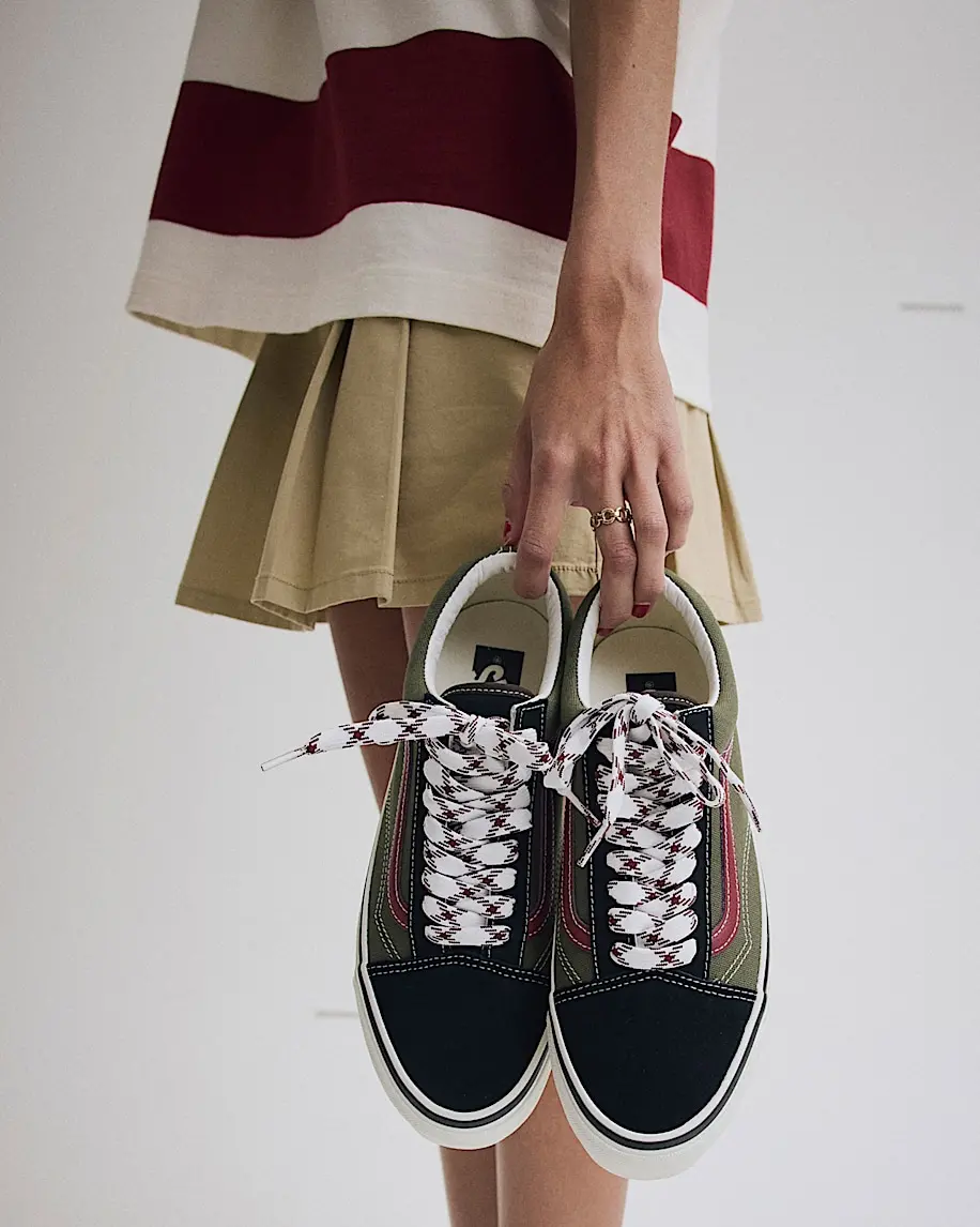 Alternative view of Giày Vans Premium Old Skool 'Olive Green' VN000D9JBKO