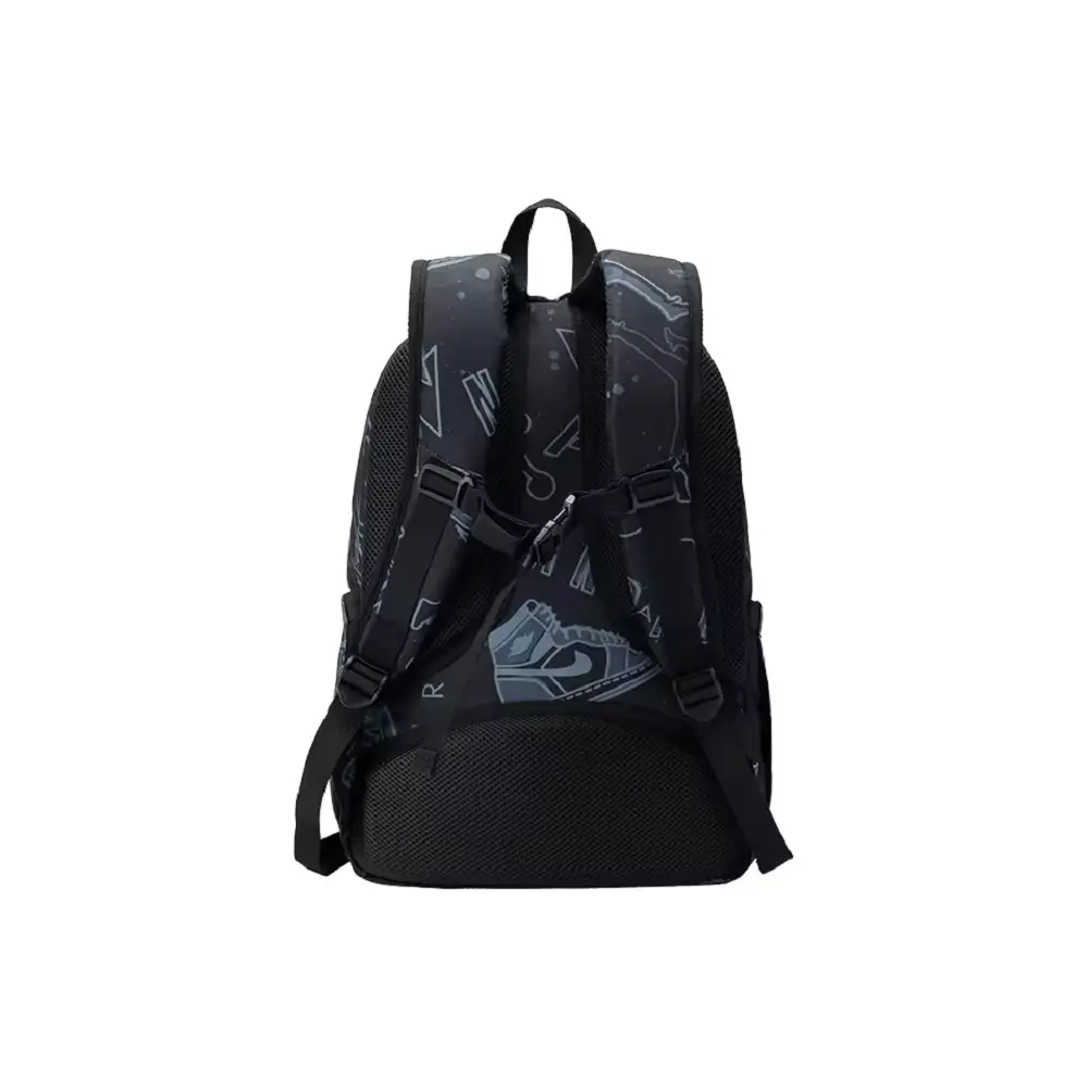 Balo Nike Jordan Polyester Backpack ‘Black’ JD2513167GS-002 - Ảnh 3